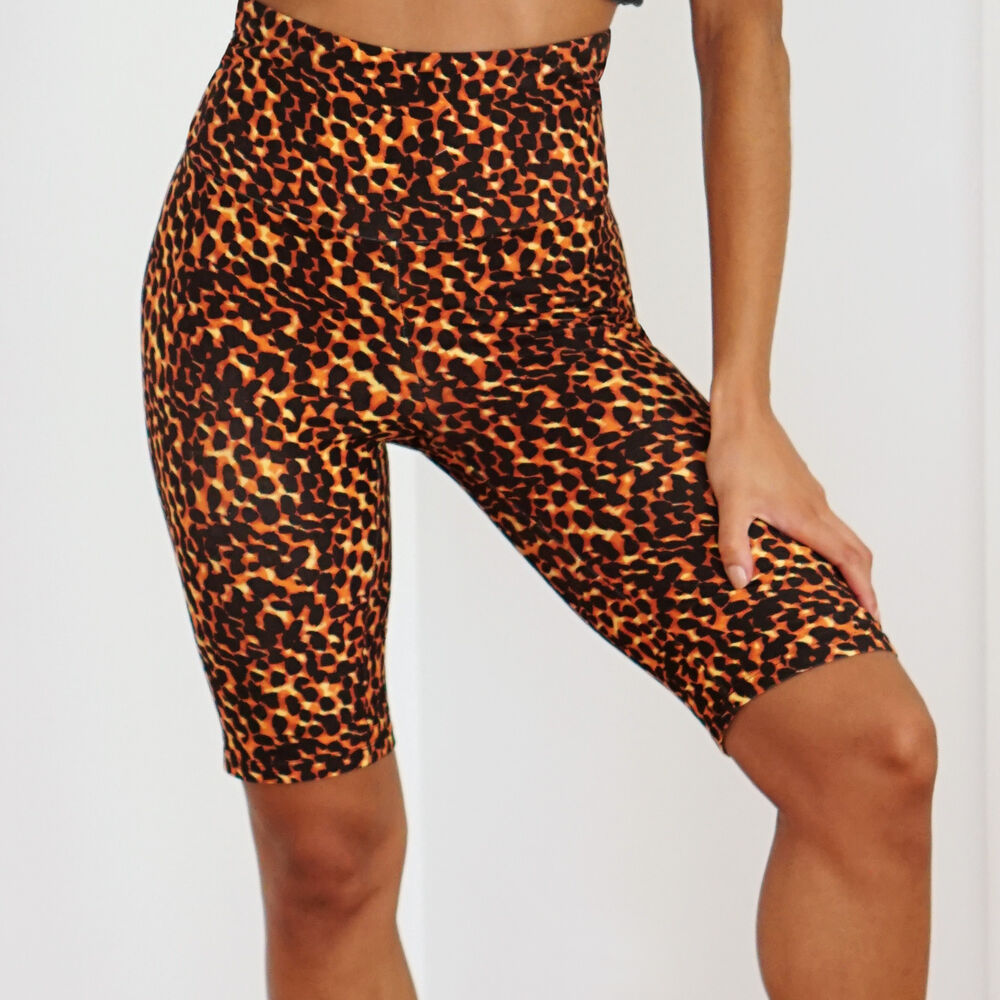 Pantalón ciclista de talle alto - negro negro.