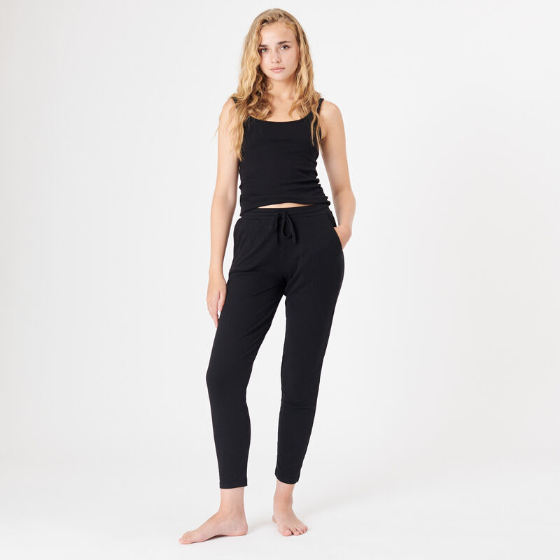pantalón de punto - negro pantalón de punto - negro ;