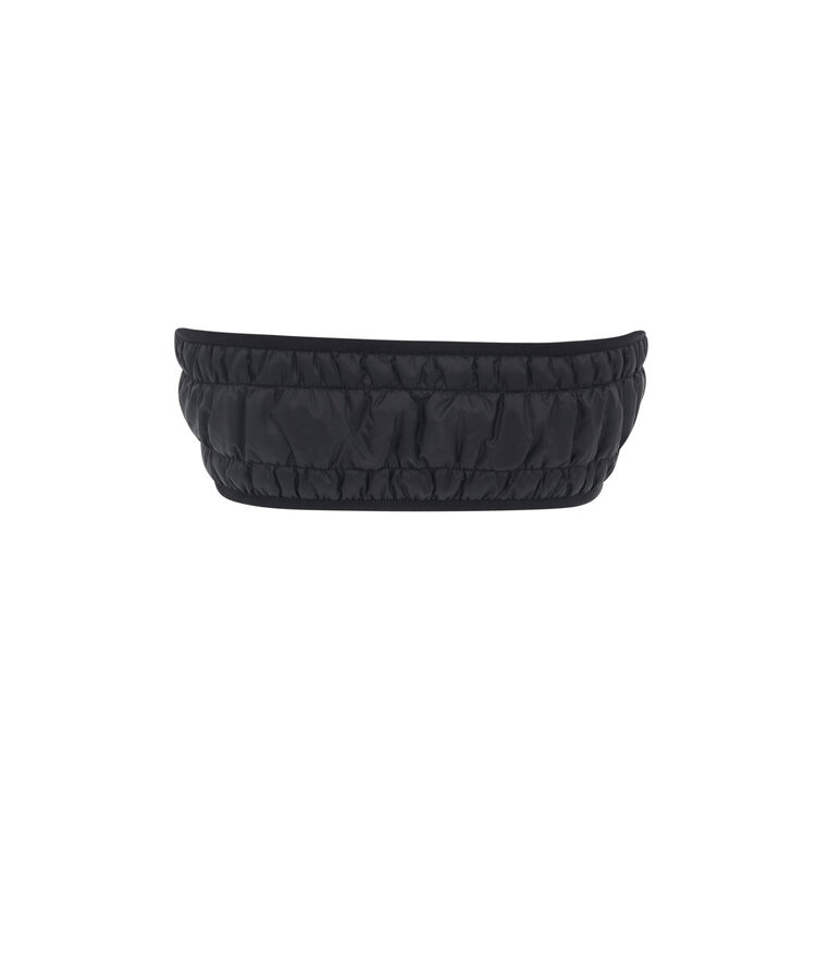 Bandeau con detalle de cremallera doudouniz negro.