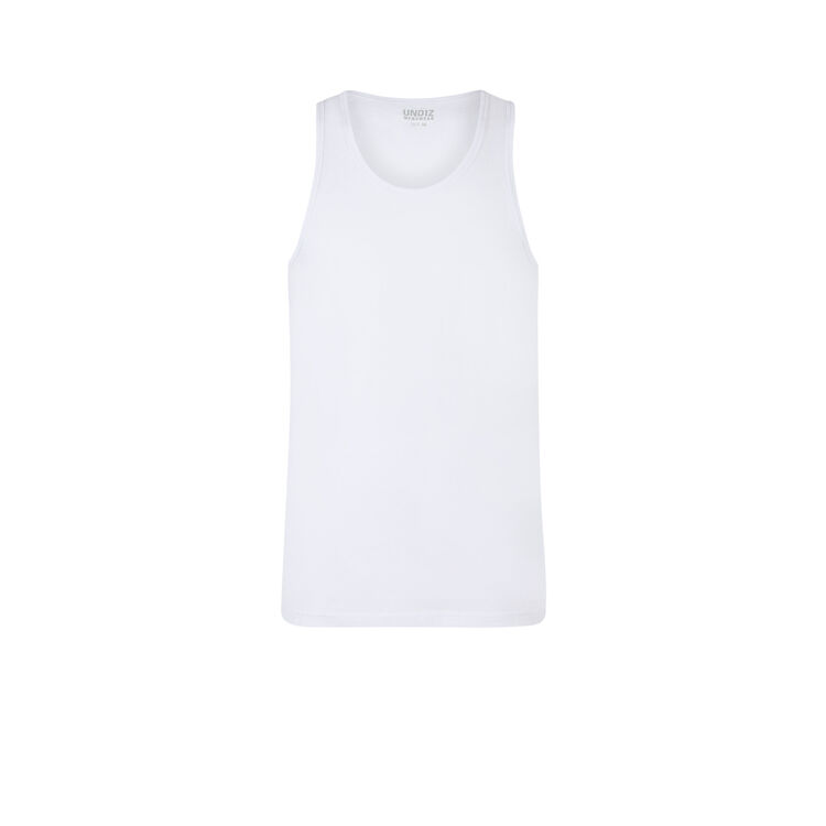 Camiseta de algodón lisa yodiz blanco.