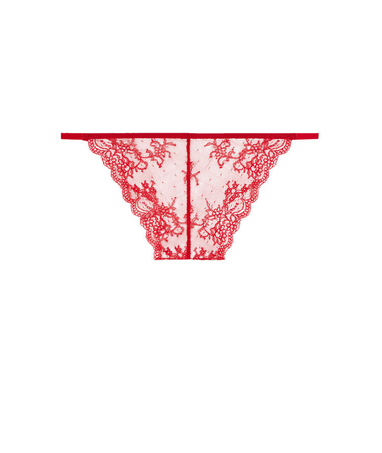 Braguita brasileña con mensaje stupidiz rojo.