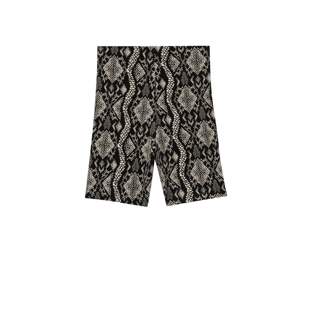 Pantalón ciclista efecto pitón - crudo crudo.