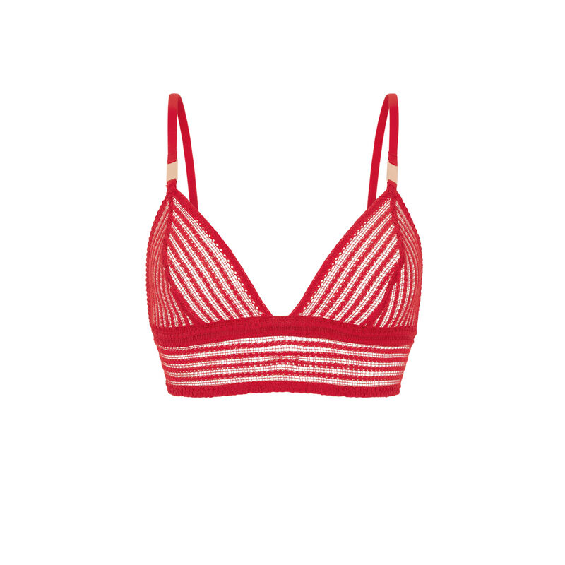 Sujetador triangular sin aros cultiz rouge.