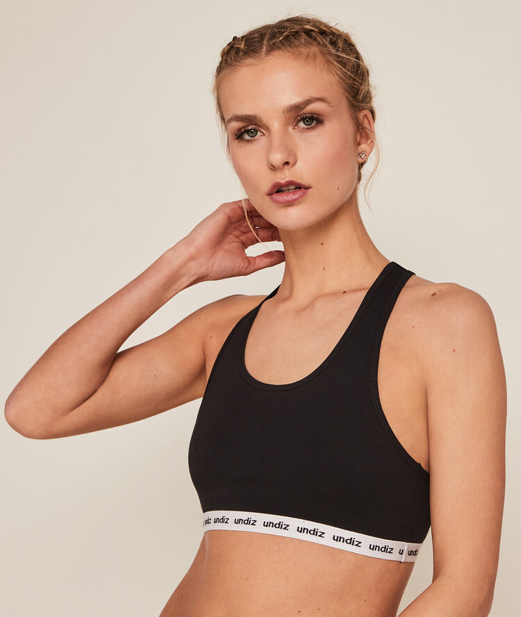 Sujetador de algod&oacute;n - negro negro.