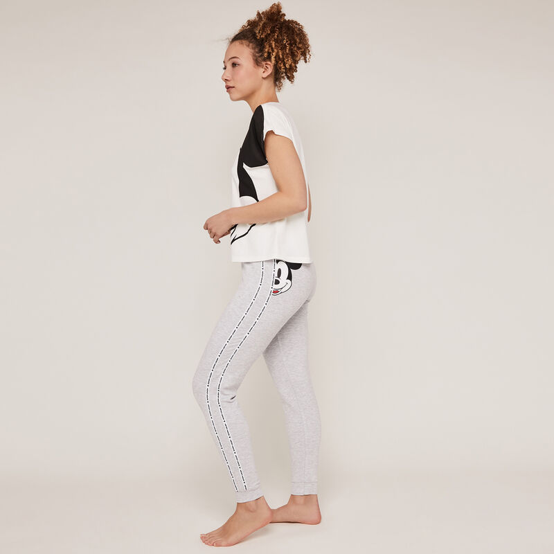 Pantalón con estampado de Mickey - gris Pantalón con estampado de Mickey - gris ;