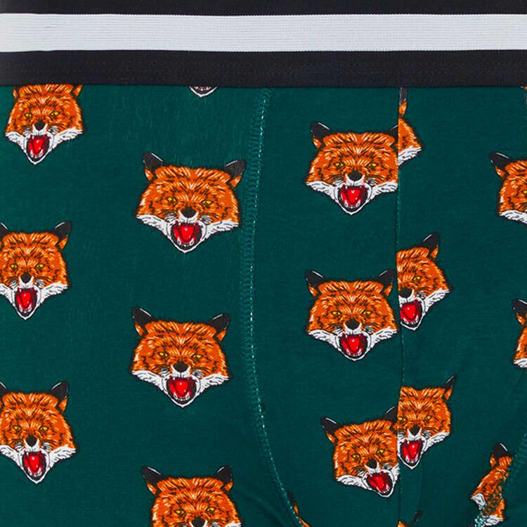 Bóxer de algodón con estampado Renardiz Bóxer de algodón con estampado Renardiz;