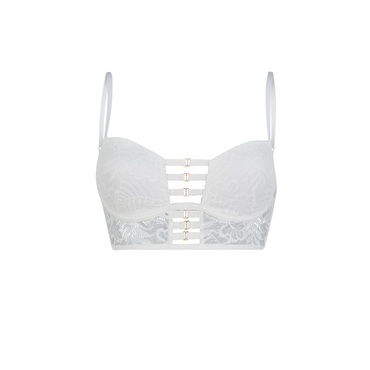 Sujetador bustier blanco con relleno Urbaniz Sujetador bustier blanco con relleno Urbaniz;