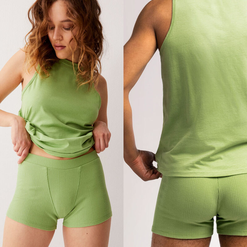 Top sin mangas unisex de punto - verde Top sin mangas unisex de punto - verde;