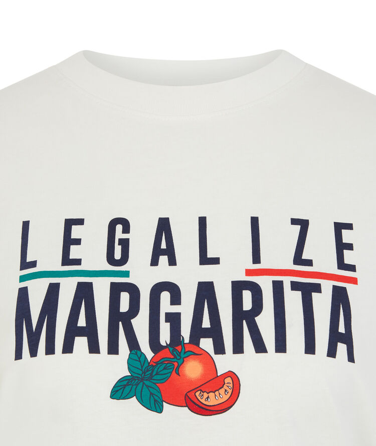 Top con estampado de margarita - blanco blanco.
