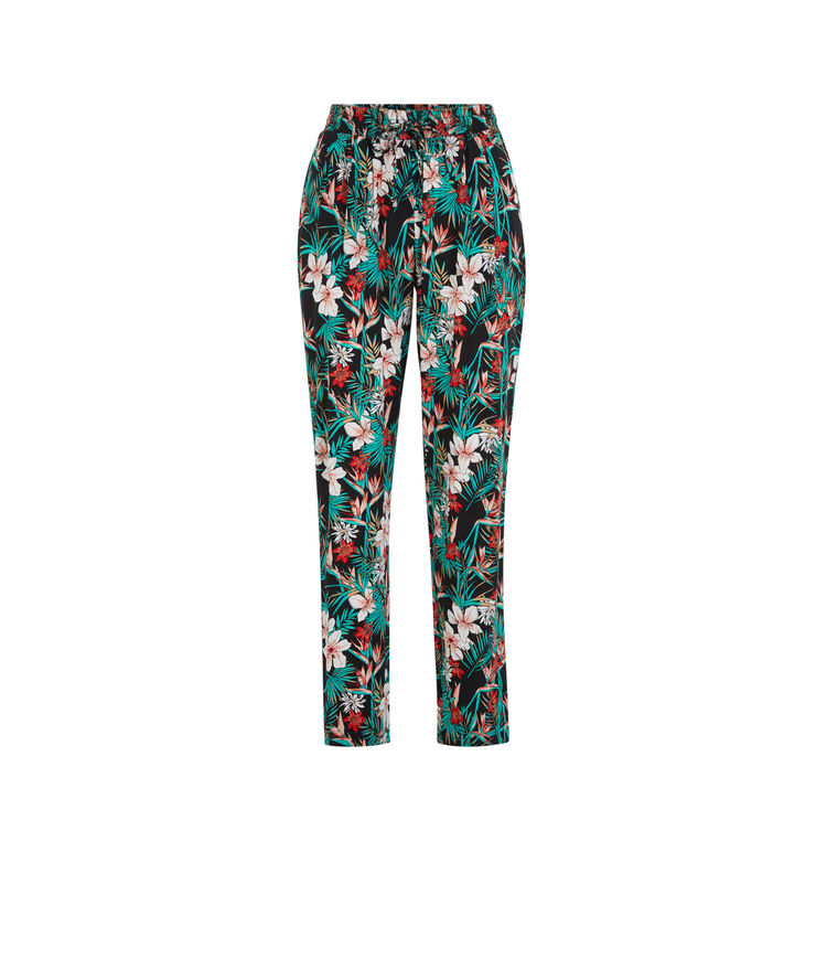 Pantalón tropical darayiz negro.