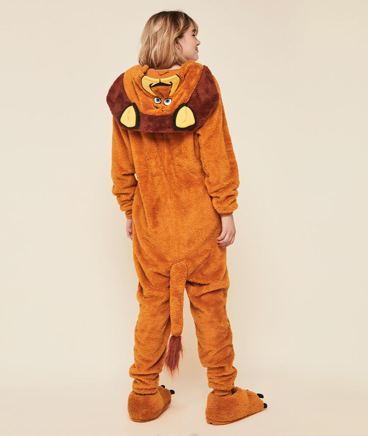 Mono polar con capucha alexiz camel.