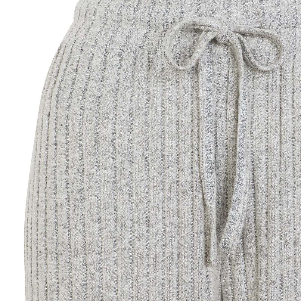 Pantalón ancho con cordón para atar - gris gris.