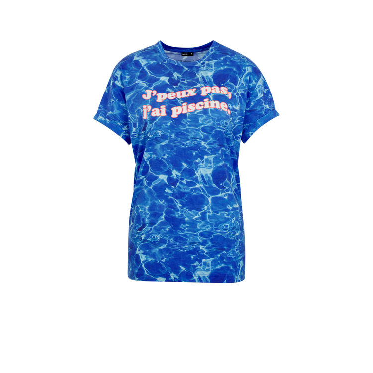 Camiseta azul pisciniz Camiseta azul pisciniz;