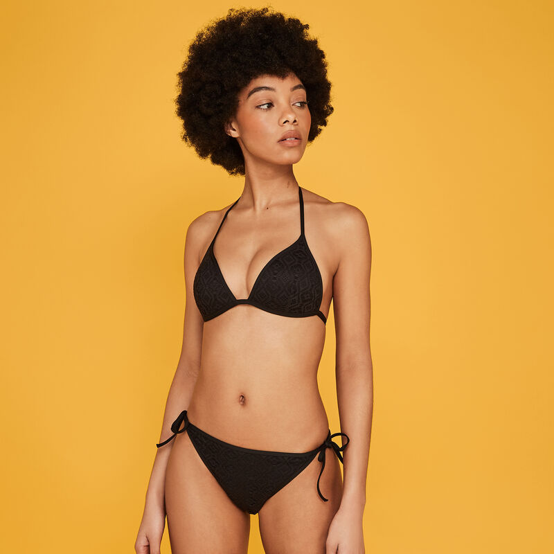 Braguita de bikini negra Islacrochiz Braguita de bikini negra Islacrochiz;