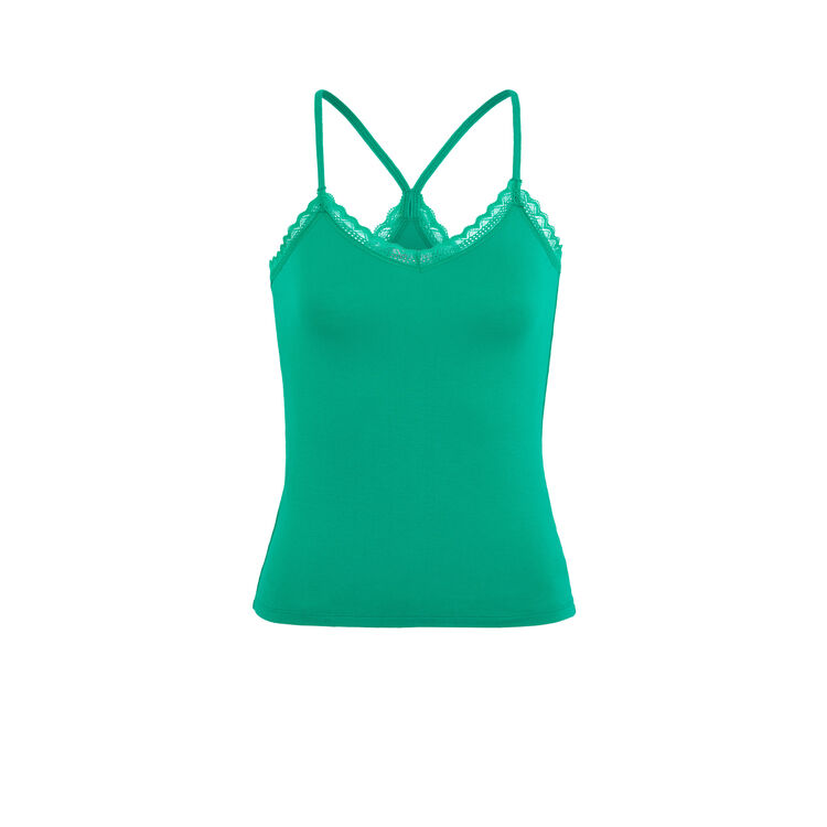 Top verde esmeralda vitamiz verde.