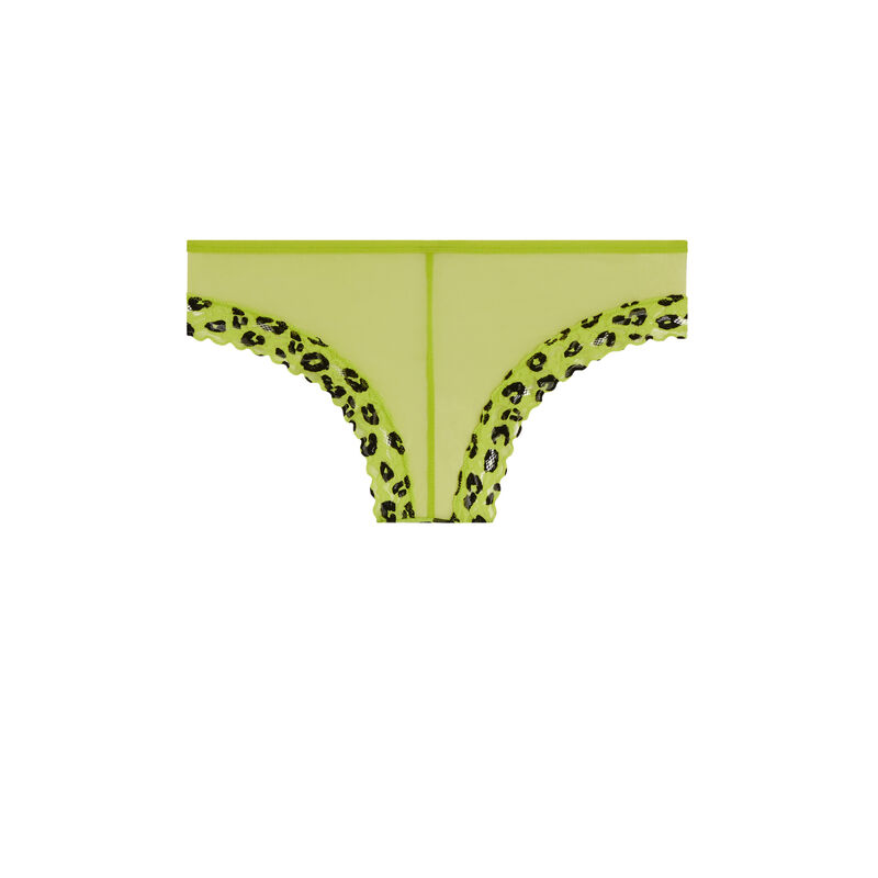 Culotte de encaje con estampado wilderiz Culotte de encaje con estampado wilderiz;