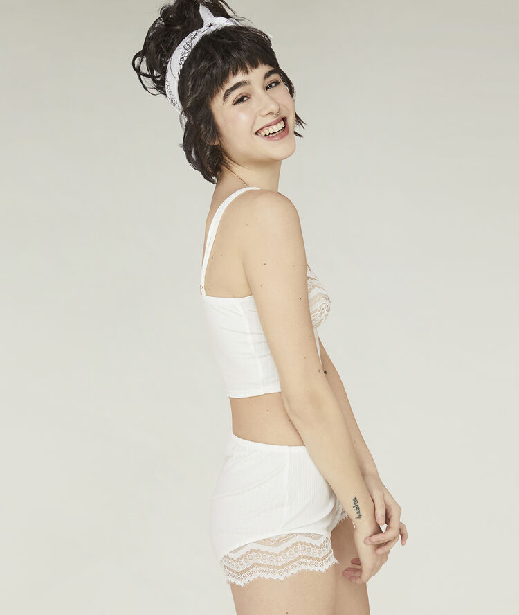 Short blanco cupiz white.