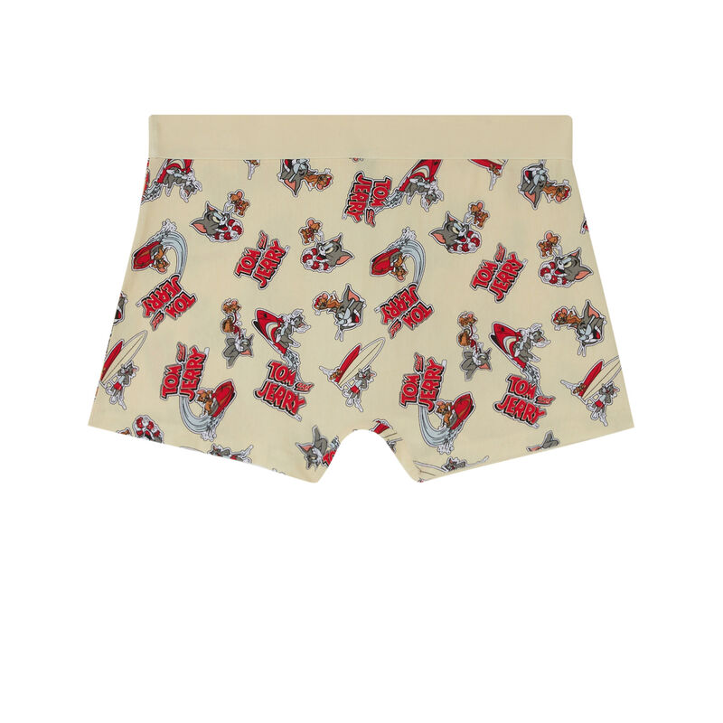 bóxer con estampado de Tom y Jerry - crudo bóxer con estampado de Tom y Jerry - crudo;