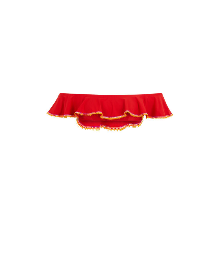 Parte de arriba de maillot de baño rojo tequiliz rojo.