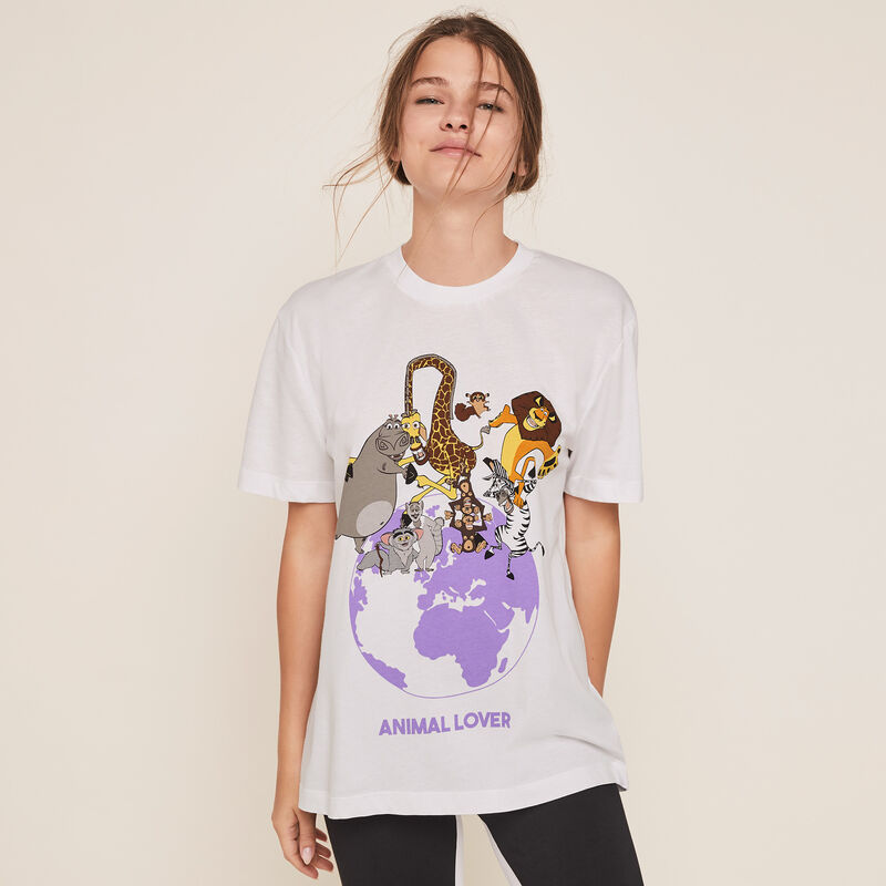 camiseta manga corta con estampado animales animaloviz camiseta manga corta con estampado animales animaloviz;