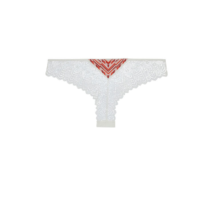 Braguita culotte blanco matchiz Braguita culotte blanco matchiz;