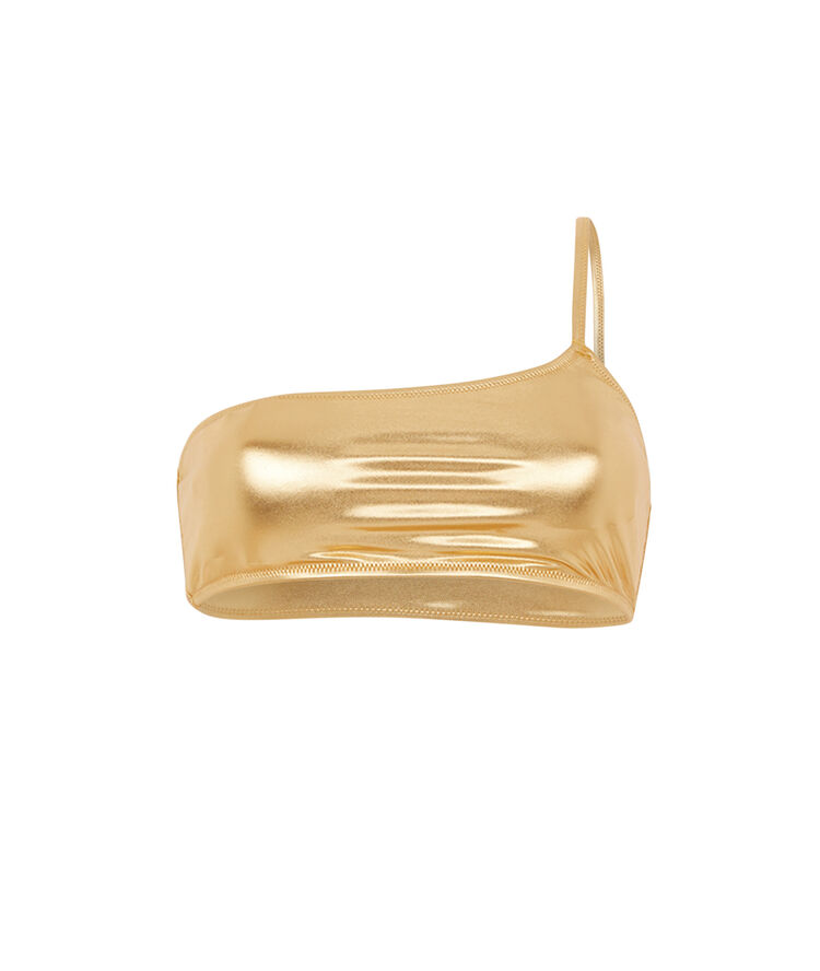 Parte de arriba de bikini sujetador - oro oro.