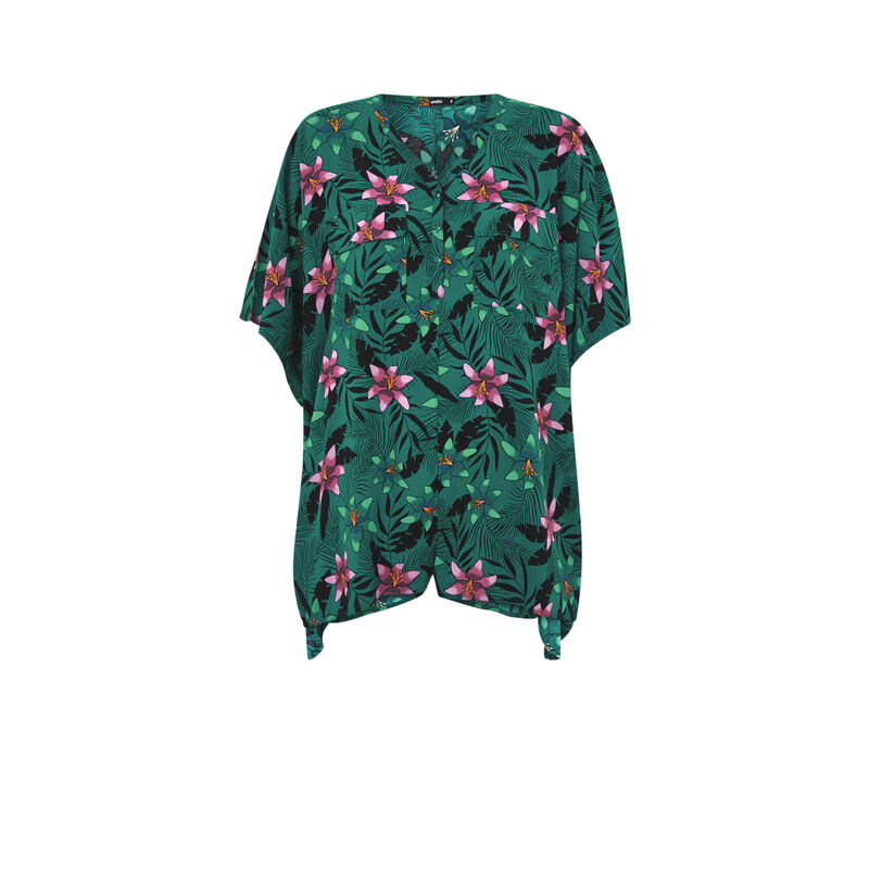 Mono corto estampado tropical - verde Mono corto estampado tropical - verde;