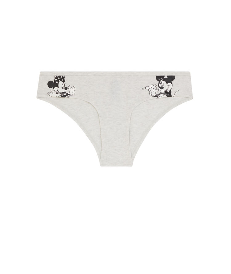 Pantalones cortos de algodón licencia mickey coeurhandiz gris.