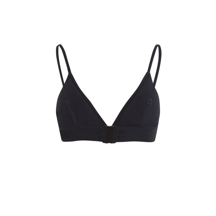 Top de bikini negro brodindiz negro.