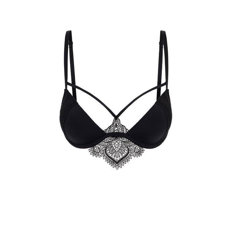 Sujetador push-up negro tattoogirliz Sujetador push-up negro tattoogirliz;