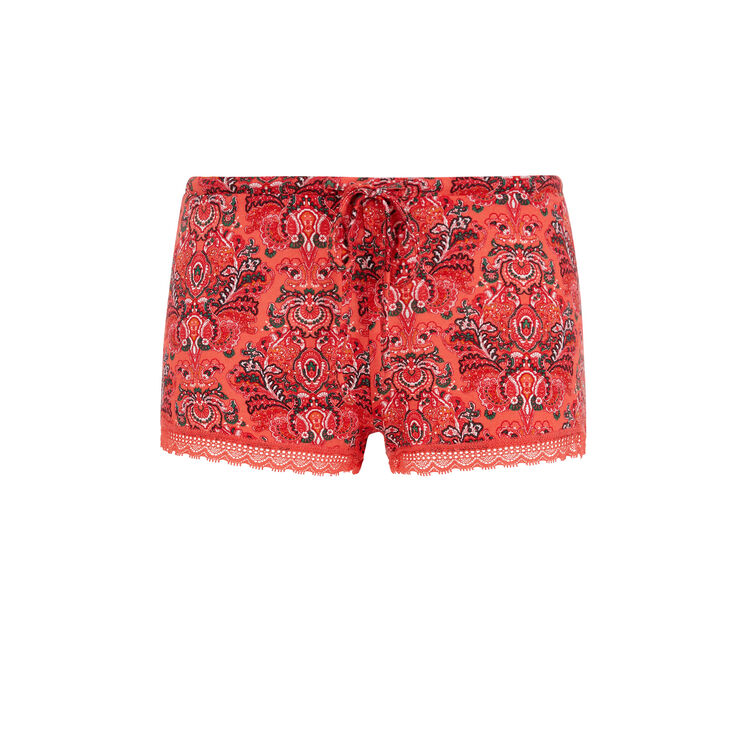 Shorts en coral vifleuriz Shorts en coral vifleuriz;