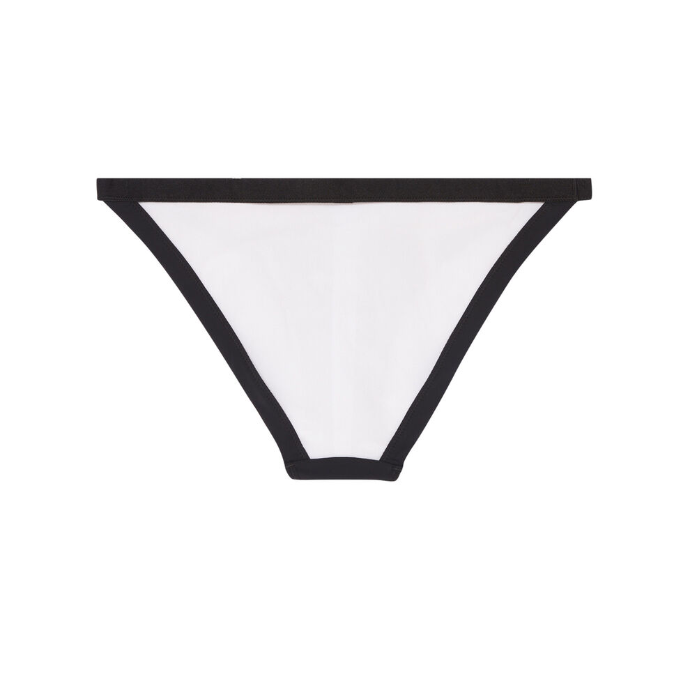 Braguita de microfibra y rejilla transparente - negro negro.