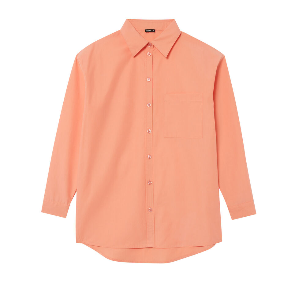 Camisa unisex - melocotón naranja.