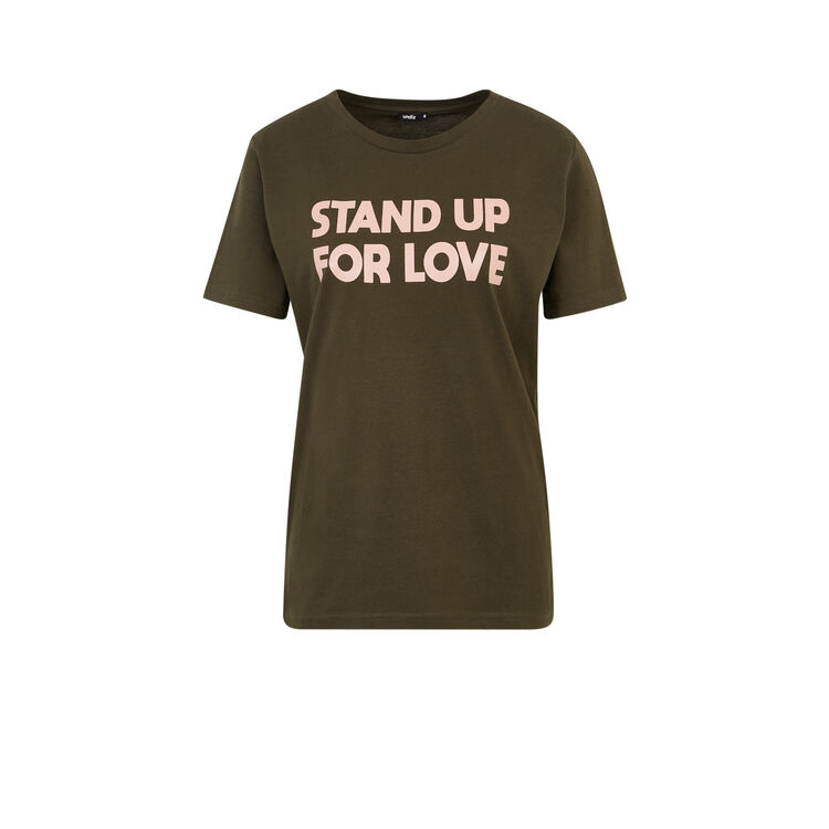 Camiseta caqui standupiz Camiseta caqui standupiz;
