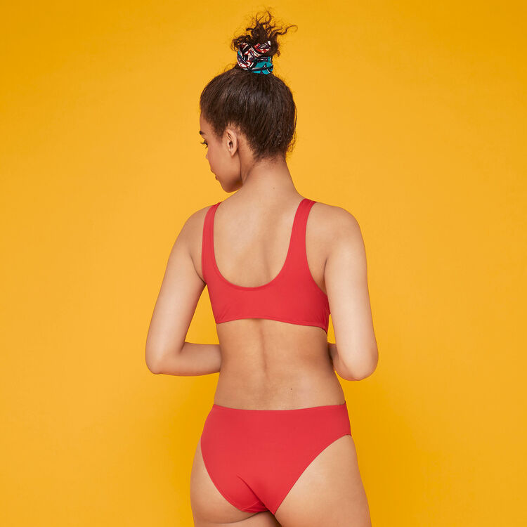 Bañador de una pieza rojo tessaloniz red.