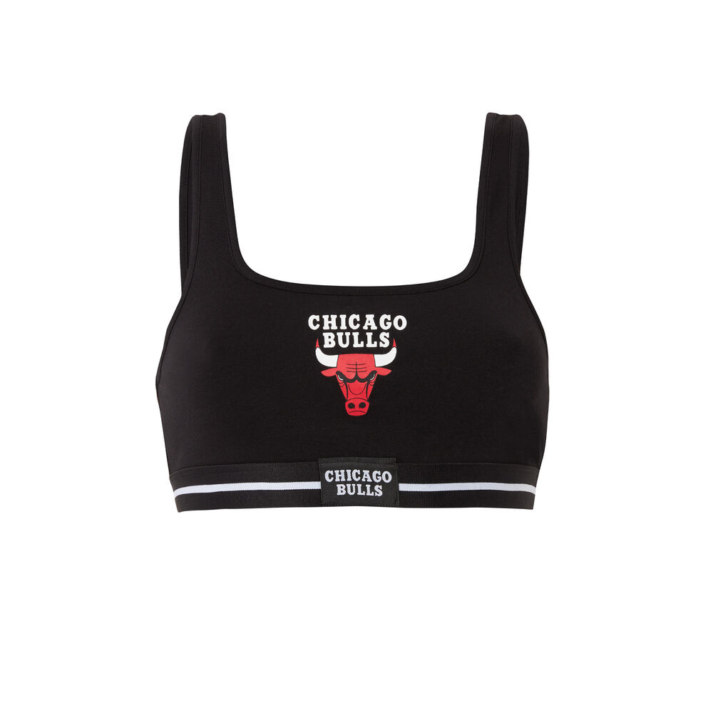 Sujetador deportivo chicago bulls - negro negro.