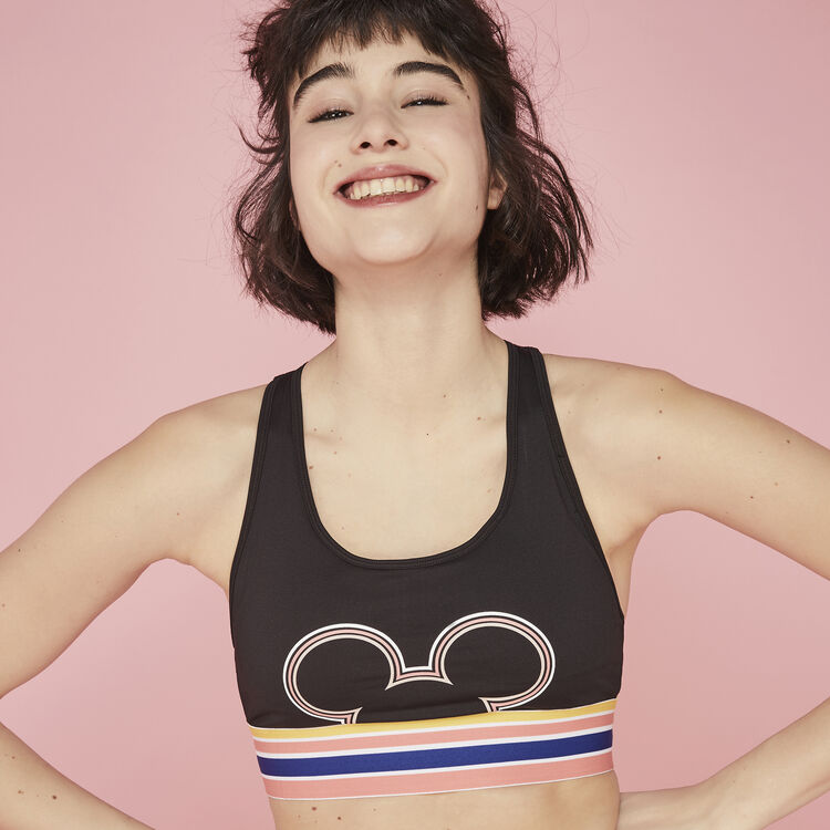 Sujetador deportivo negro funmickiz black.