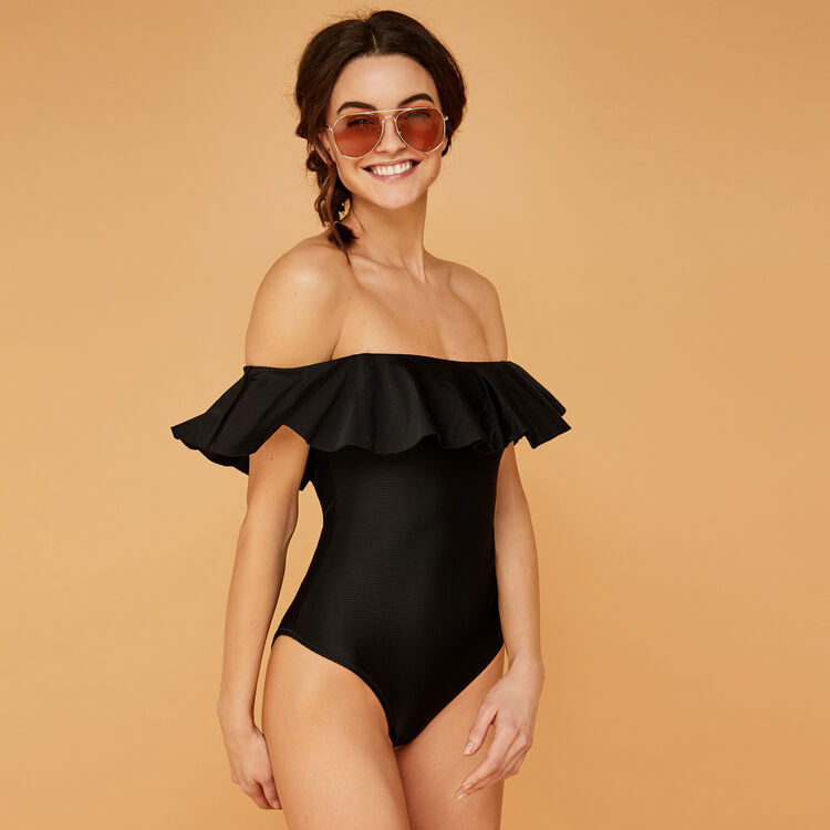 Bañador de una pieza negro sabliz black.
