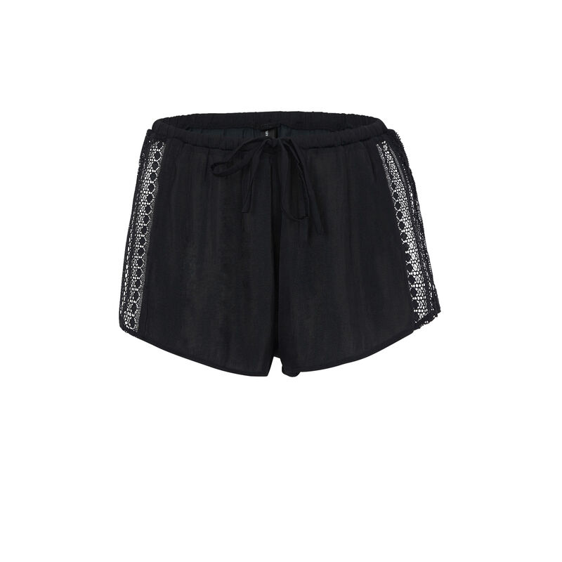 PANTALONES CORTOS NEGROS BIJOUTIZ LACIZ PANTALONES CORTOS NEGROS BIJOUTIZ LACIZ;