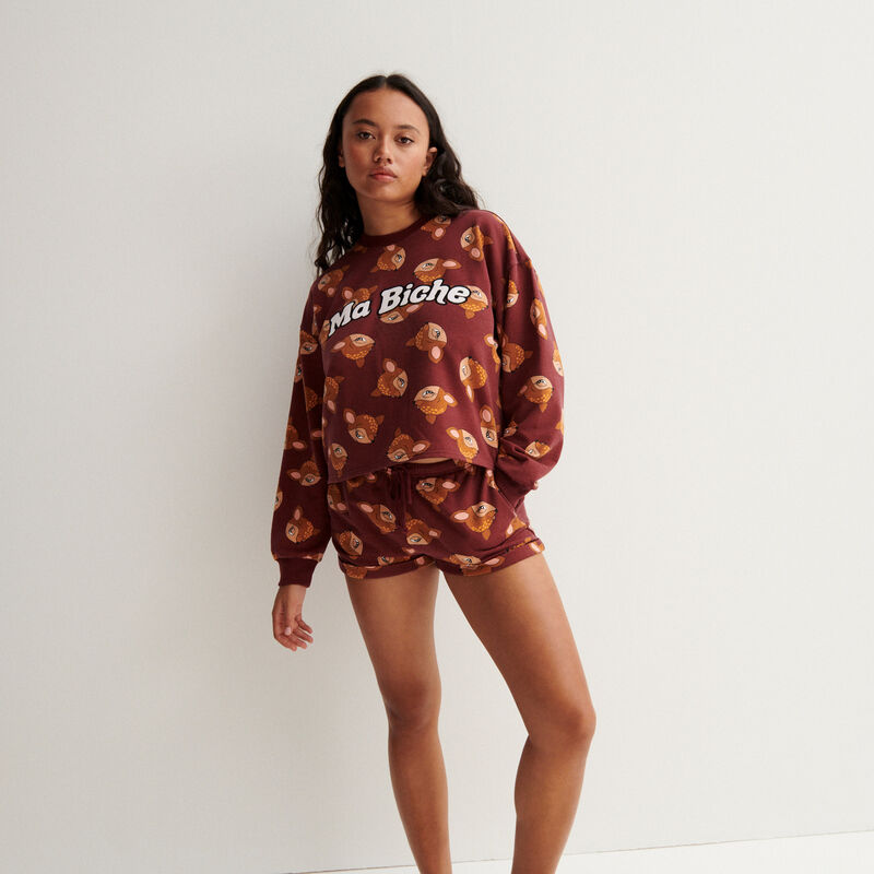 Sudadera Bambi - marrón Sudadera Bambi - marrón;