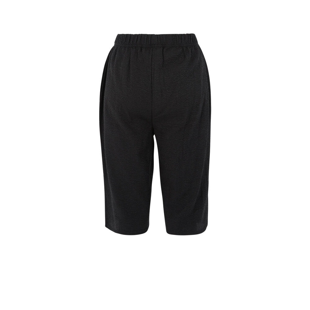 Pantalones con textura - negro negro.