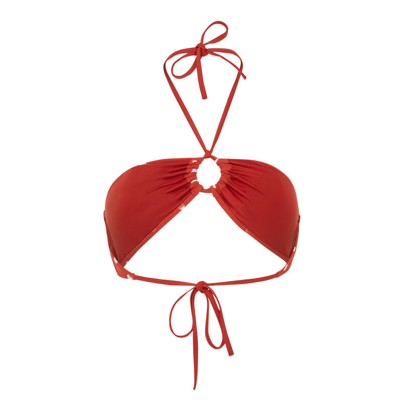 Top de bikini terracota sauvagiz con polka dots Top de bikini terracota sauvagiz con polka dots;