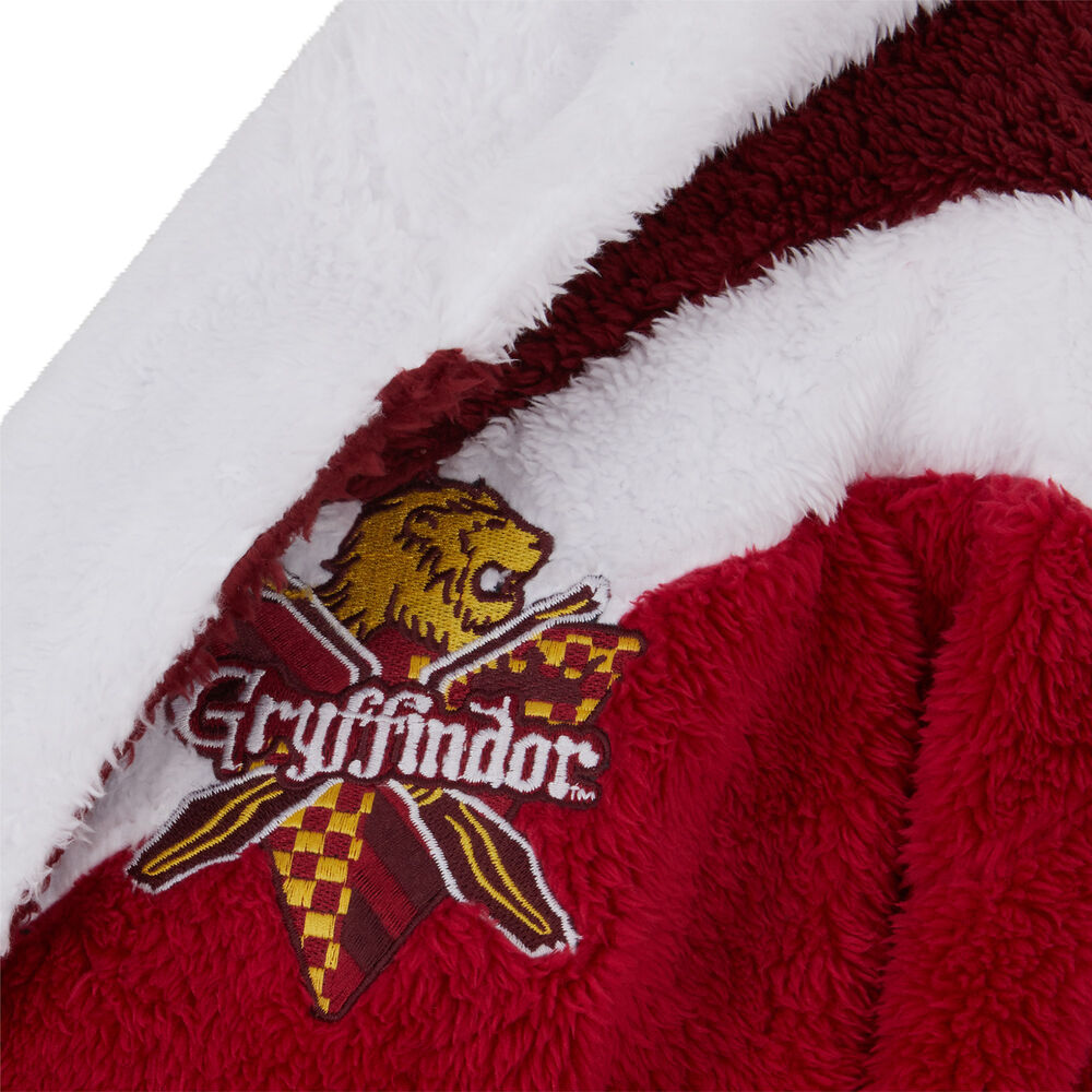 Albornoz de polar gryffindor - burdeos burdeos.