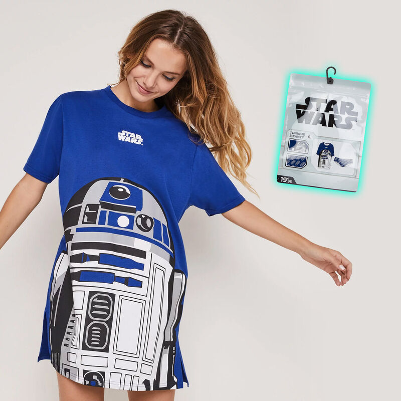 Set de túnica + braguita culotte estampada Star Wars stardiz Set de túnica + braguita culotte estampada Star Wars stardiz;