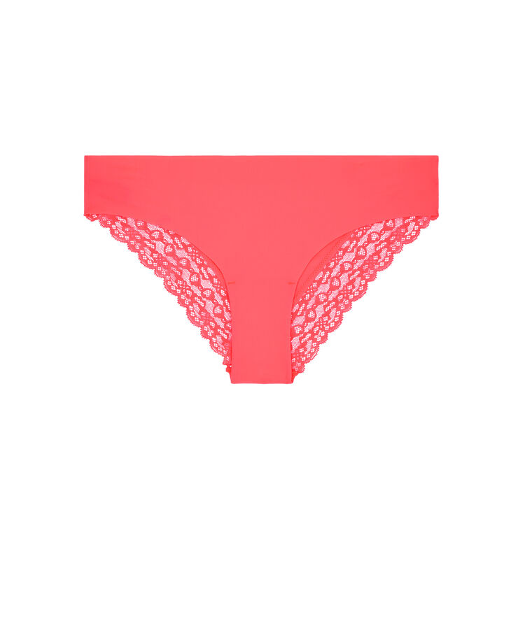 Braguita culotte coral fluo shomiz rosa.
