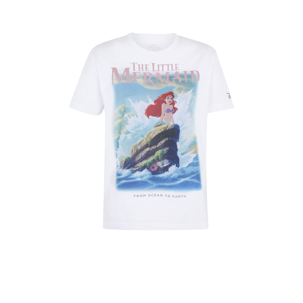 Top con estampado ariel arielrochiz blanco.