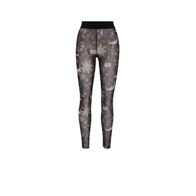 leggings de rejilla - negro leggings de rejilla - negro ;