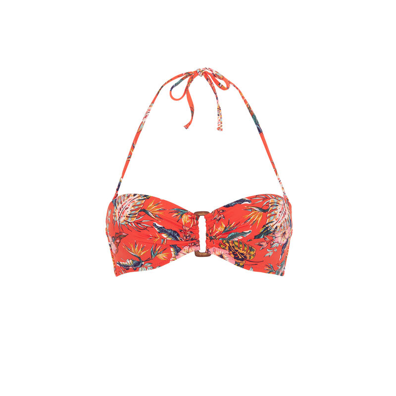 Top de bikini bandeau tropical Spaniz Top de bikini bandeau tropical Spaniz;