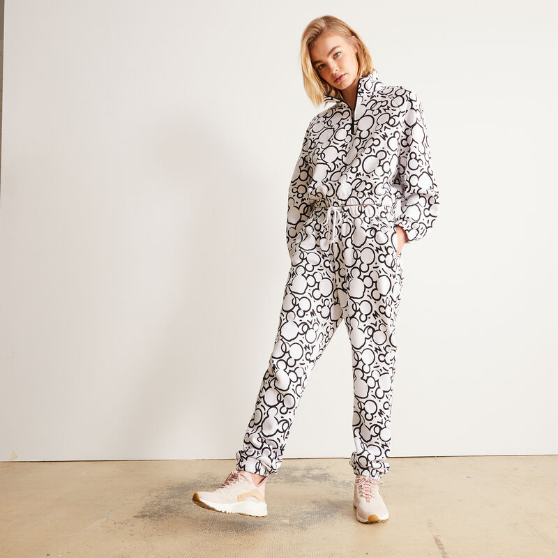 Sudadera con cremallera y estampado de cabeza de Mickey - blanca Sudadera con cremallera y estampado de cabeza de Mickey - blanca;