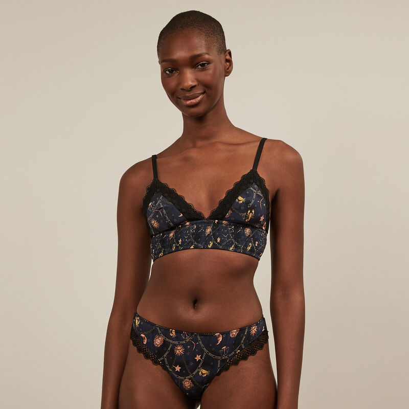 braguita con estampado astro - negra braguita con estampado astro - negra;